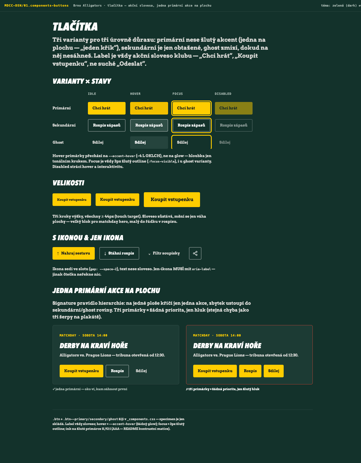 system alligators preview components buttons