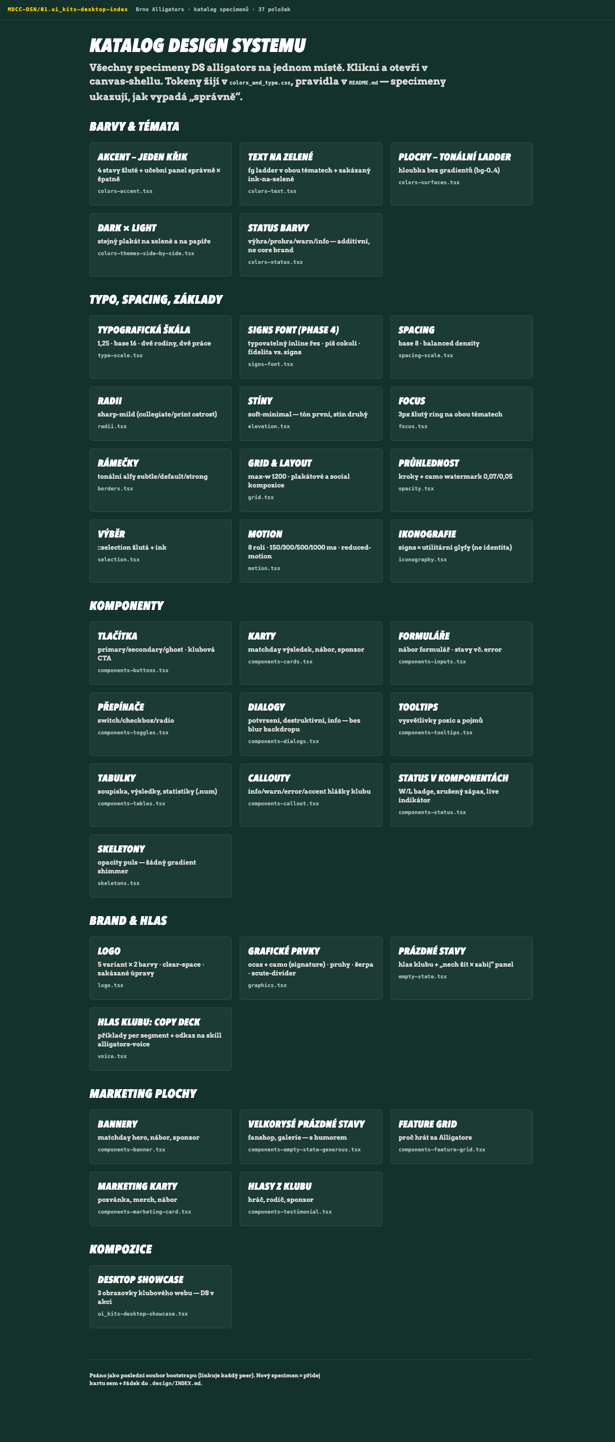 system alligators preview ui kits desktop index